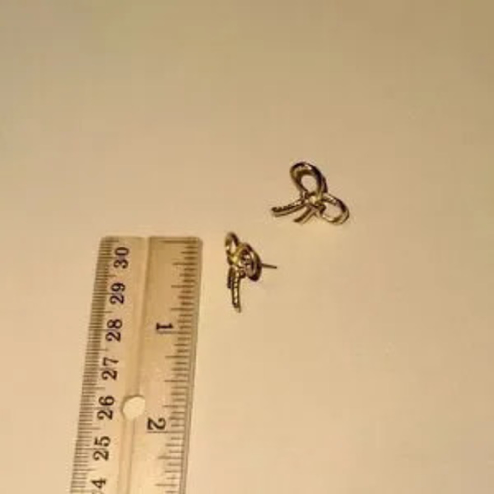 Bow earrings N883